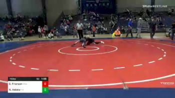 110 lbs Semifinal - Gavin Frierson, Roundtree Wrestling Academy vs Nathaniel Askew, Teknique Wrestling