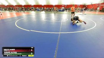 126 lbs Round 4 (6 Team) - Parker Zutter, Pequot Lakes/Pine River Backus Roadcrew vs Bryce Naber, Xavier