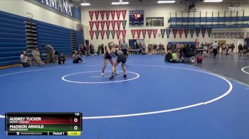 115 lbs Cons. Round 3 - Audrey Tucker, Mount Vernon vs Madison Arnold, Independence