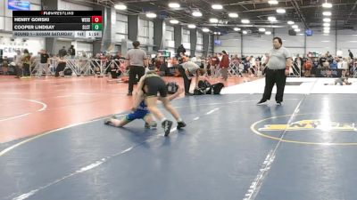 80 lbs Round 1 - 9:00am Saturday - Cooper Lindsay, Select vs Henry Gorski, Westshore D.S.