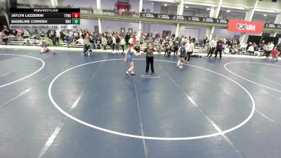 16U Girls - 120 lbs Cons. Round 2 - Calliope Willman, TJ Trained Wrestling vs Kate Krause, Moyer Elite Wrestling