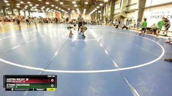 80 lbs Rd# 4- 2:00pm Friday Final Pool - Justin Wildy Jr, Maryland BLACK vs Ethan Halstead, Olympia