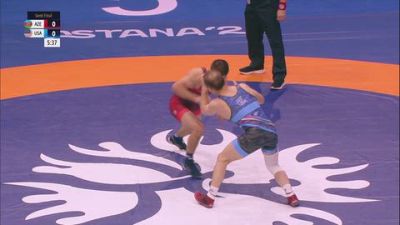 57 kg 1/2 Final - Islam Bazarganov, Azerbaijan vs Spencer Richard Lee, United States