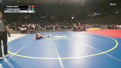 6A Boys 126 lbs Cons. Semi - Carter Dawson, Roseburg Boys vs Steven Lantry, North Salem Boys