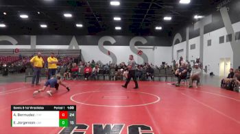 100 lbs Semis & 1st Wrestleback (8 Team) - Easton Jorgenson, LaCrosse Area Wrestlers(WI) vs Alexander Bermudez, Junior Terps Xpress (MY)