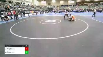 160 lbs Round Of 16 - Jaxen Wright, R.A.W. vs Ashton Thorn, Sanderson Wrestling Academy