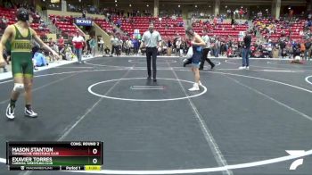 115 lbs Cons. Round 2 - Mason Stanton, Tonganoxie Wrestling Club vs Exavier Torres, Carroll Wrestling Club