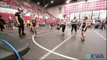 64 lbs Quarterfinal - Kannon Keith, Tuttle Wrestling vs Ashton Edie, Mustang Bronco Wrestling Club