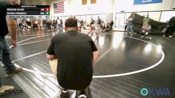 99-106 lbs Rr Rnd 1 - Reagan Allen, Caney Valley Wrestling vs Nayeli Fonseca, Sperry Wrestling Club