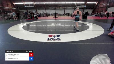 145A kg Semifinal - Egishe Mosesyan, Arm vs Pierson Manville, M2/state College High School