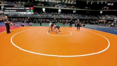 6A 190 lbs Quarterfinal - Carlos Gonzalez Ramirez, San Antonio Churchill vs Kane Rosario, Katy Seven Lakes