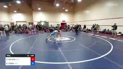 60 kg Cons 32 #2 - Angel Serrano, Pomona Elite (PWCC) vs Kenton Cooke, Anchorage Youth Wrestling Academy