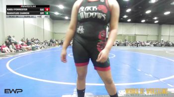 175 lbs Rr Rnd 1 - Darlene Rosales, Black Widows 7-12 vs Libbee Pendergraft, Super Girls 7-12