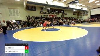 223 lbs Semifinal - Jersey Robb, Bixby (OK) vs Kannon Campbell, Buchanan