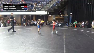 49 lbs Quarters - Ezekiel Medrano, Gracie Barra Westchase Wrestling vs Tommy Hohenadel, Lake Zurich Cubs