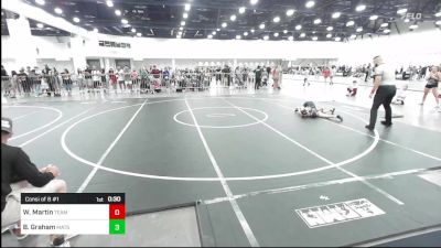 61 lbs Consi Of 8 #1 - Waylon Martin, Team Idaho vs Bridger Graham, Matsu Matmen