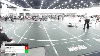61 lbs Consi Of 8 #1 - Waylon Martin, Team Idaho vs Bridger Graham, Matsu Matmen