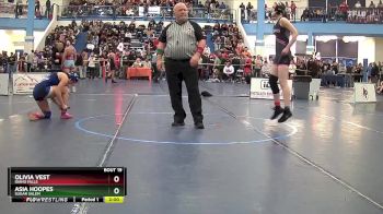 120 lbs Champ. Round 1 - Olivia Vest, Idaho Falls vs Asia Hoopes, Sugar Salem
