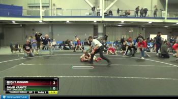 72 lbs Round 6 (8 Team) - Brady Dobson, 4M vs David Krantz, East Coast Elite