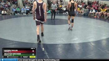 120 lbs Champ Round 1 (16 Team) - Braxton Kirchner, South Adams vs Hayden Taylor, Winamac