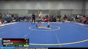 122 lbs Placement Matches (8 Team) - Cali Leng, Ohio Blue vs Khaleah Kirk, Oklahoma