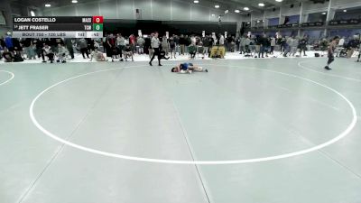 120 lbs Cons. Rd Of 16 - Logan Costello, Massachusetts vs Jett Fraser, Team Conquer Wrestling