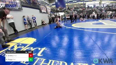 52 lbs Consi Of 8 #2 - Eli Emery, Piedmont vs Beckett Rupp, Perry Wrestling Academy