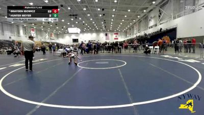 81 lbs 5th Place Match - Brayden Ibowicz, Revolution Elite Wrestling vs Hunter Meyer, Brawler Elite