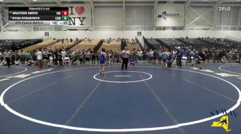 99 lbs 5th Place Match - Brayden Smith, Franklinville Wrestling Club vs Ryan Ryszetnyk, Long Beach Gladiators Wrestling