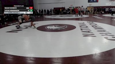 174 lbs Cons. Round 3 - Isaiah Schmitz, Concordia Moorhead vs Lucas Henderson, Upper Iowa
