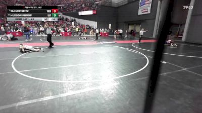 63 lbs Cons. Round 3 - Hudson Knoop, Hayward vs Tanner Seitz, Demons WC (Burlington)