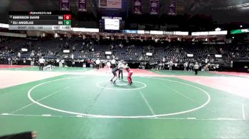 140 lbs Cons. Round 2 - Emerson Davis, Unattached vs Eli Angelas, MVL1