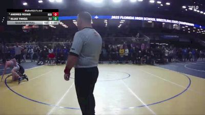 144 3A Quarterfinal - Elias Twigg, Fletcher vs Andres Rojas, Miami Southridge Hs