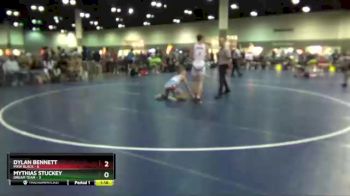 120 lbs Round 5 (6 Team) - Dylan Bennett, MXW Black vs Mythias Stuckey, Dream Team