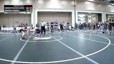 100 lbs Quarterfinal - Lorenzo The Show Castro, Scrap Yard Garage vs Brantley Paminto, Spring Hills WC