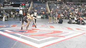 6A 106 lbs Cons. Round 1 - Jake Geist, Jacksonville High School vs Ayden Hewett, West Brunswick High School