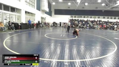 113 lbs Semifinal - Jose Molina, Santa Ana vs Dylan Esquivel, El Dorado