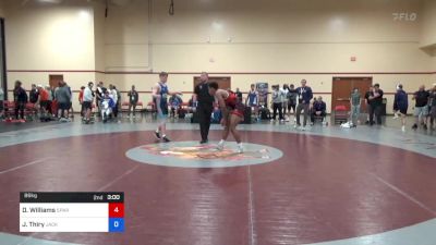 86 kg Cons 32 #2 - Daniel Williams, Spartan RTC@LHP vs Jared Thiry, Jackrabbit Wrestling Club