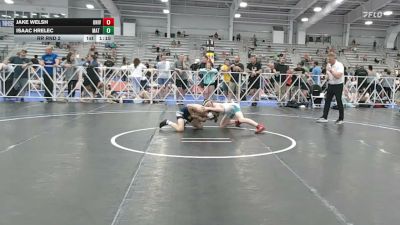 113 lbs Rr Rnd 2 - Jake Welsh, University Hawks Wrestling Club - HSB vs Isaac Hrelec, Mat Warriors White HS - HSB
