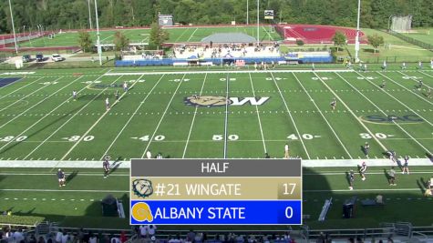 Replay: Albany State vs Wingate | Sep 1 @ 4 PM