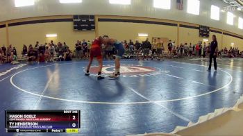 120 lbs Semifinal - Mason Goelz, Contenders Wrestling Academy vs Ty Henderson, Maurer Coughlin Wrestling Club