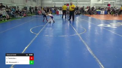 B-50 lbs Consi Of 8 #2 - James Tsokolas, IL vs Maverick Olszewski, NY