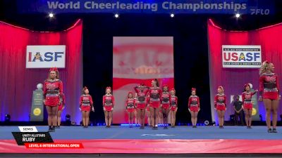 Unity Allstars - Ruby (England) [2025 L6 International Open Semis] 2025 The Cheerleading Worlds
