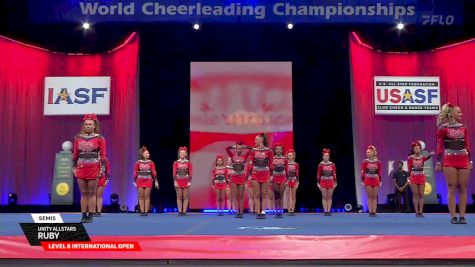 Unity Allstars - Ruby (England) [2025 L6 International Open Semis] 2025 The Cheerleading Worlds