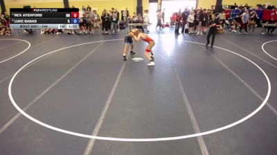 144 lbs 5th Place Match - Rex Ayshford, MN vs Luke Banas, IL