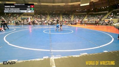 40 lbs 3rd Place - Daniel Rojo, California Grapplers vs Olive Yang-Elson, Summit Wrestling Academy