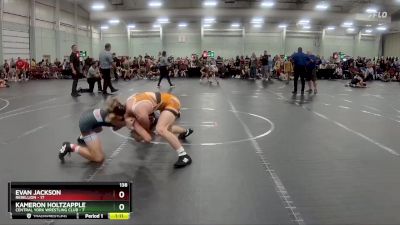 138 lbs Round 3 (8 Team) - Evan Jackson, Rebellion vs Kameron Holtzapple, Central York Wrestling Club