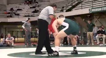285 lbs consolation Mike McClure (Michigan State) vs. Joe Fagiano (Indiana Univers) 3rd