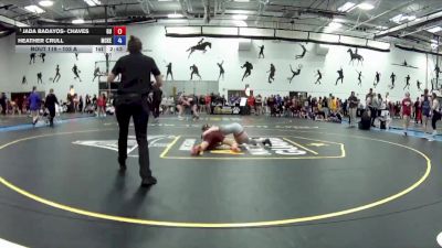 103 A Champ. Round 1 - Jada Badayos- Chaves, Gannon vs Heather Crull, McKendree University