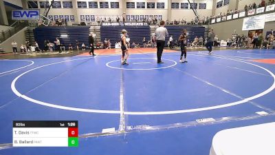 80 lbs Final - Tajuan Davis, Team Tulsa Wrestling Club vs Bentley Ballard, Panther Youth Wrestling-CPR